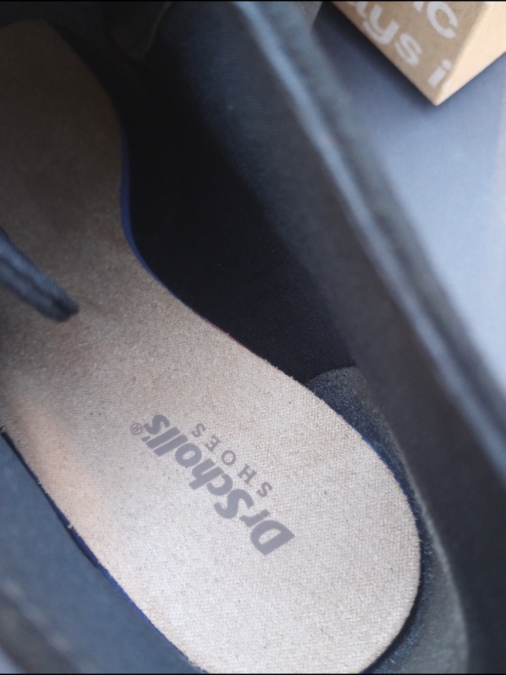 Dr. Scholl's Black Suede Lace-Up Wedge Ankle Boots. Size 7 M. New!!! - Picture 5 of 5
